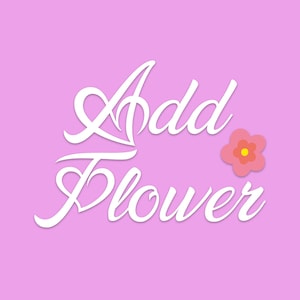 Lade till blomdesign