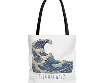 Tote Bag The great waves (AOP)