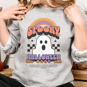 Spooky Halloween 2023 sweatshirt,Halloween gift,Halloween Sweatshirt,Halloween Sweater,Halloween Shirt,long sleeve,halloween party,funny Tee