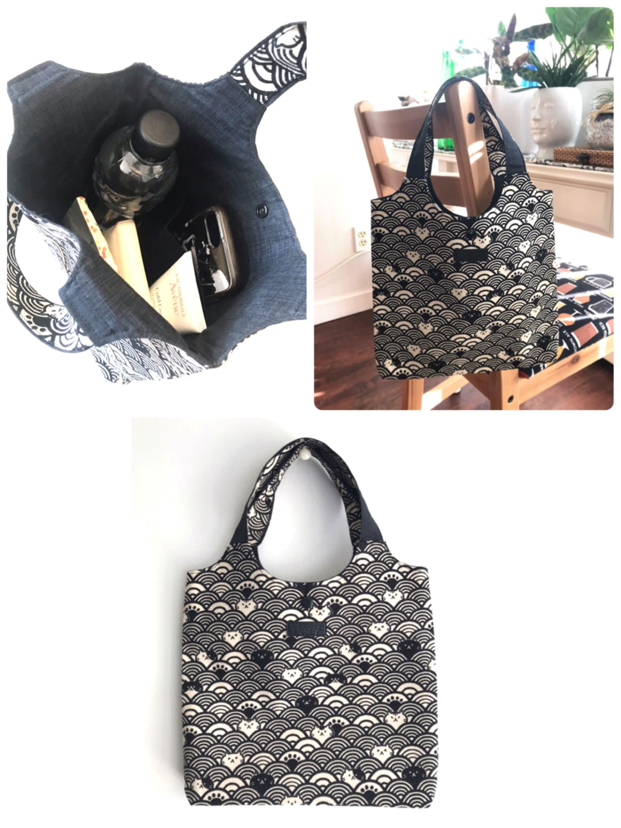 Small Tote Bag / Bag for Everyday Use / Light Fabric Bag / Kids Bag