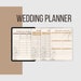 Printable Wedding Planner, Digital Wedding Planner, Wedding Budget ...