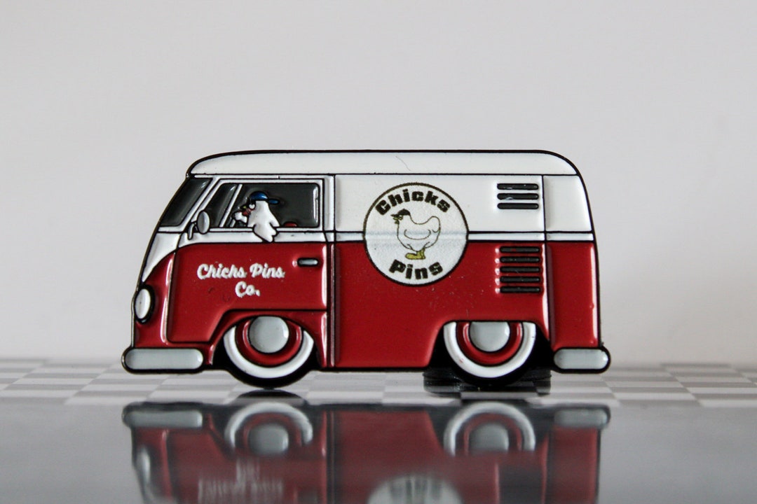 Kombi Vw Bus Enamel Pin Etsy