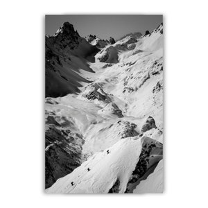 Mountaineering Fine Art photography print | Big mountain | Mountain art | Italy | Alps | Skiing | Backcountry | Winter | Art