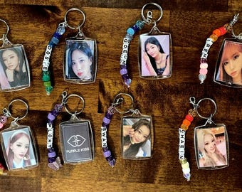 Purple Kiss Keychains