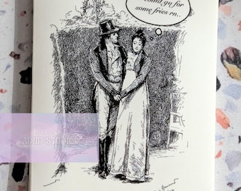 Jane Austen Emma Bookish Sticker | Eco-Friendly for Kindles, Planners & Laptops | Literary Decor