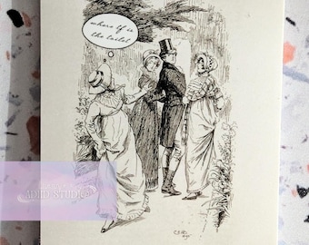 Pride & Prejudice Sticker: Eco-Friendly Planner Decor