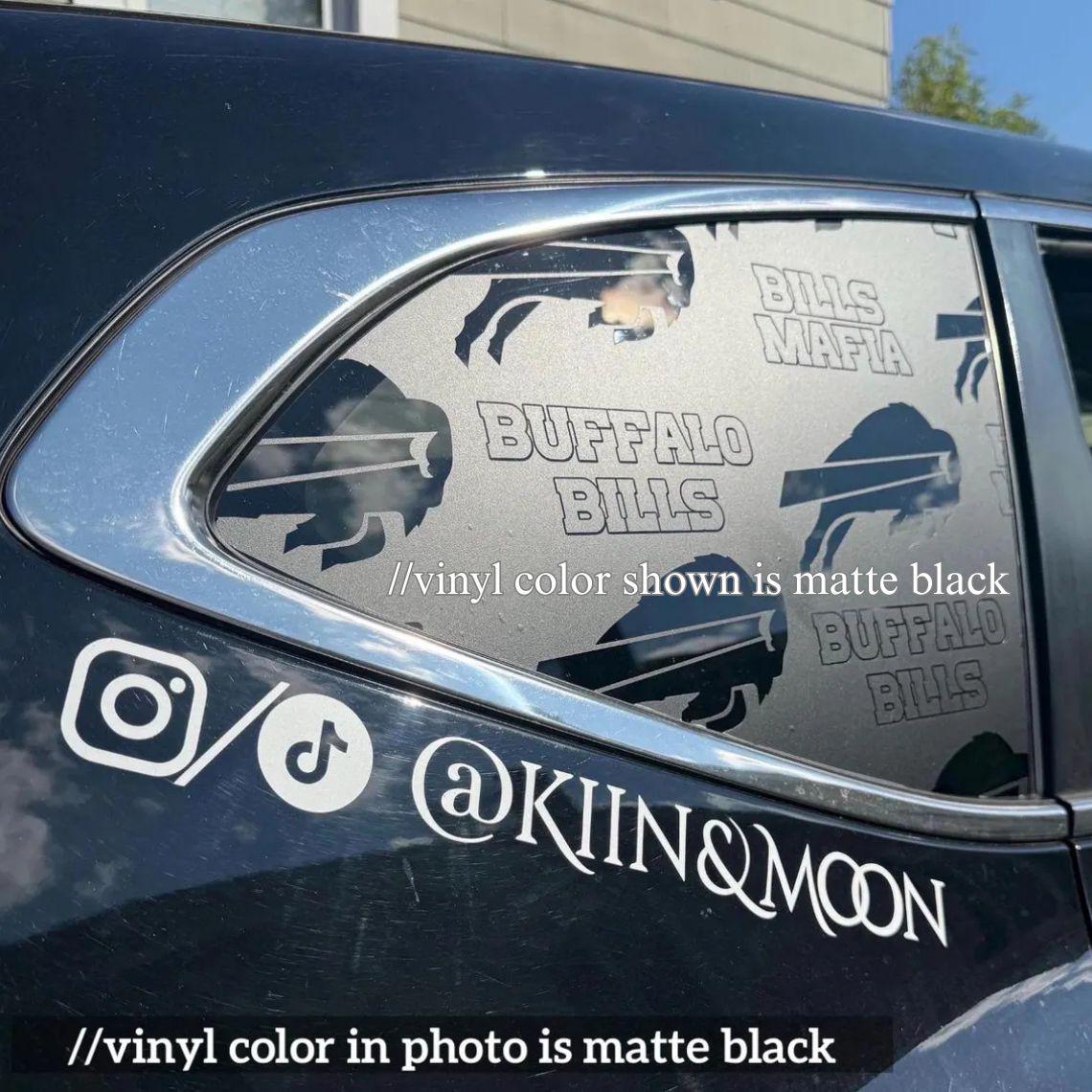 Buffalo Rv Sticker Buffalo Bills Vinyl Decal: Rear Quarter Window, Car Sticker, Full ...