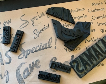 Vintage Rubber Stamp Vintage Department Store Related Theme Rubber Stamp for making signs Stamp for Card Making Special Stamp Business Stamp