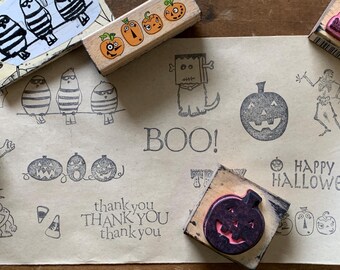 Vintage Wood Rubber Stamp Vintage Veggie Stamp vintage pumpkin stamp for crafting journaling vintage Halloween Stamp Jack O Lantern Stamp