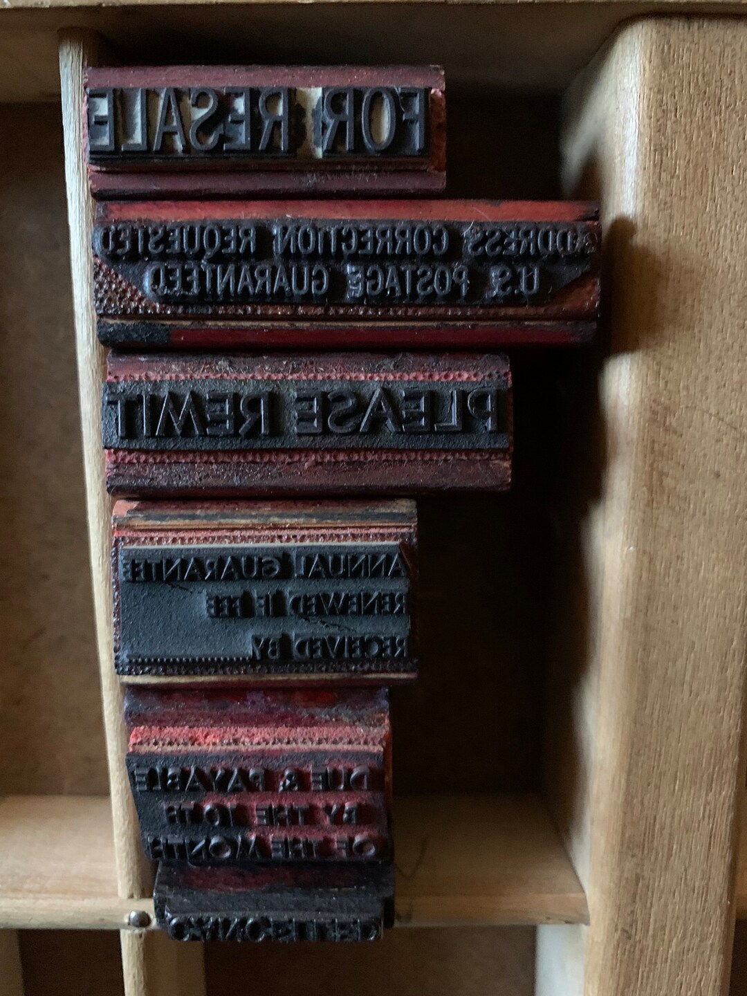 Vintage Wood Stamp Vintage Advertising Stamp Vintage Store Stamp