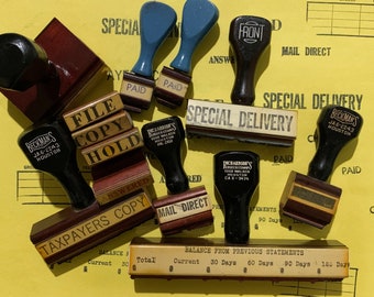 Sello de madera antiguo Sello publicitario antiguo Sello de tienda Sello de madera comercial Sello de madera comercial antiguo Sello de oficina Sello de contabilidad