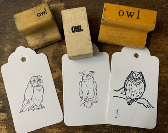 Vintage Owl wood stamp for Planner Bird stamping tool vintage rubber wood stamp for crafting stamp & scrapbooking Stamps for bullet journal