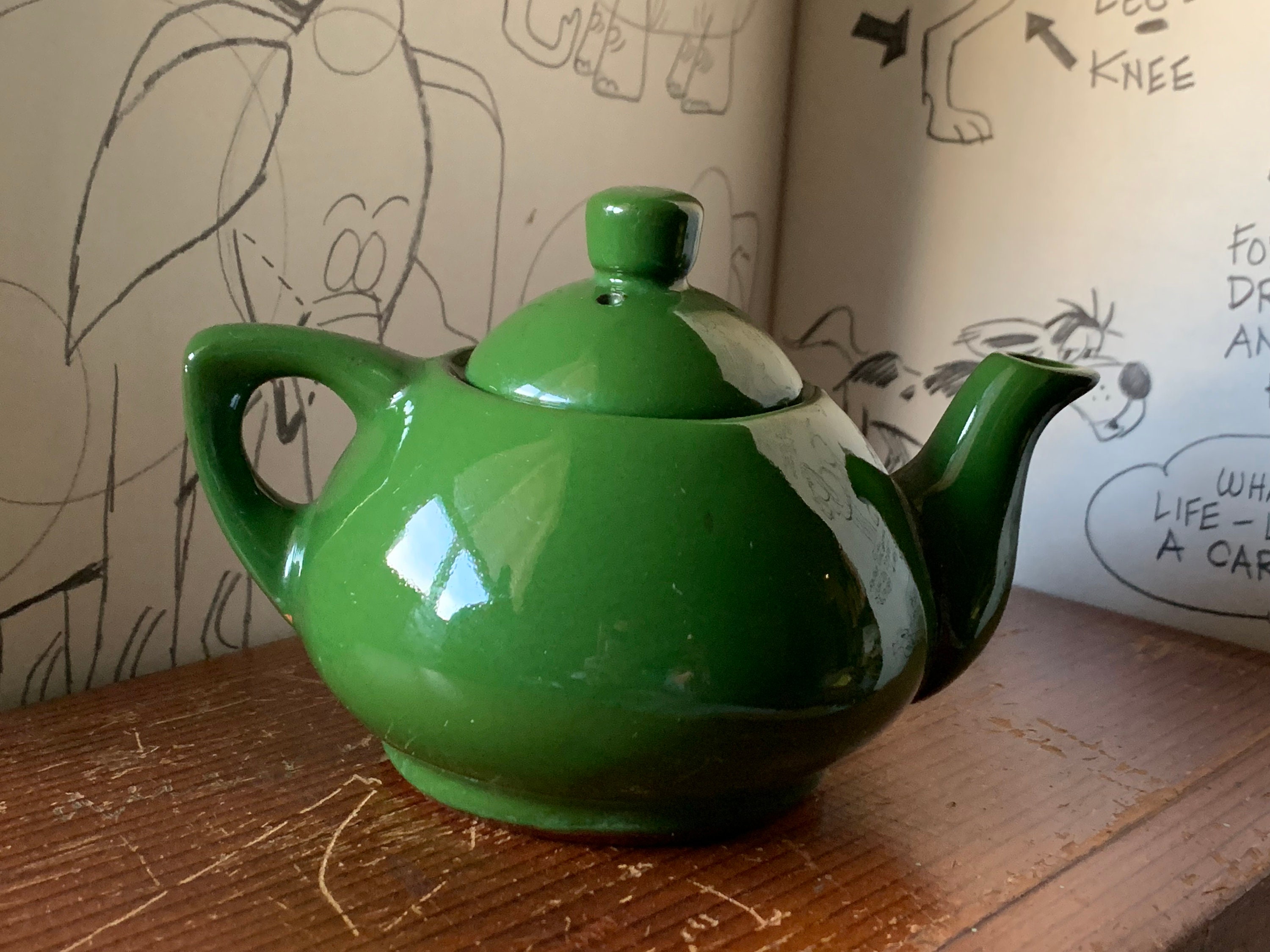 Clay Tea Kettle (8 oz) and Brazier