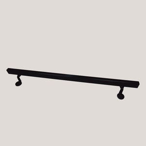 1,18&#39;&#39; x 1,57&quot; stair rail, grab bar bracket, interior handrail, industrial railing, railing grab bar, step stair rail, outdoor handrail