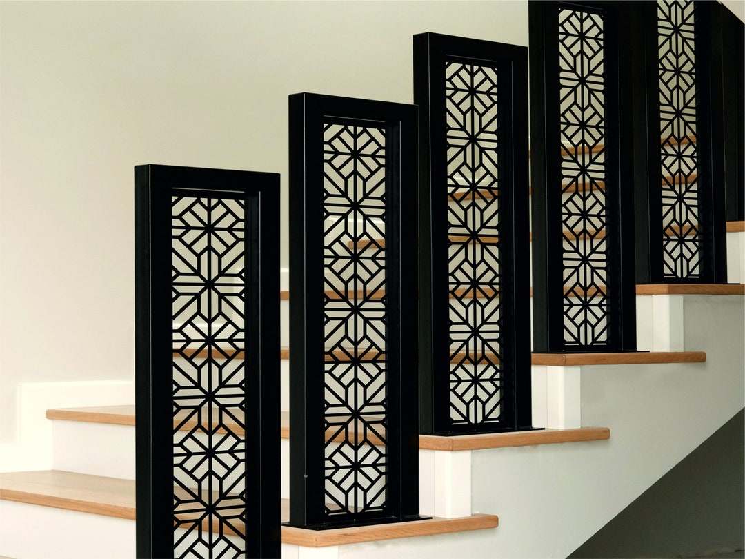 1-1/2"x 1-1/2" Stair Rail Step Rail, Handrail for Steps, Grab Bar