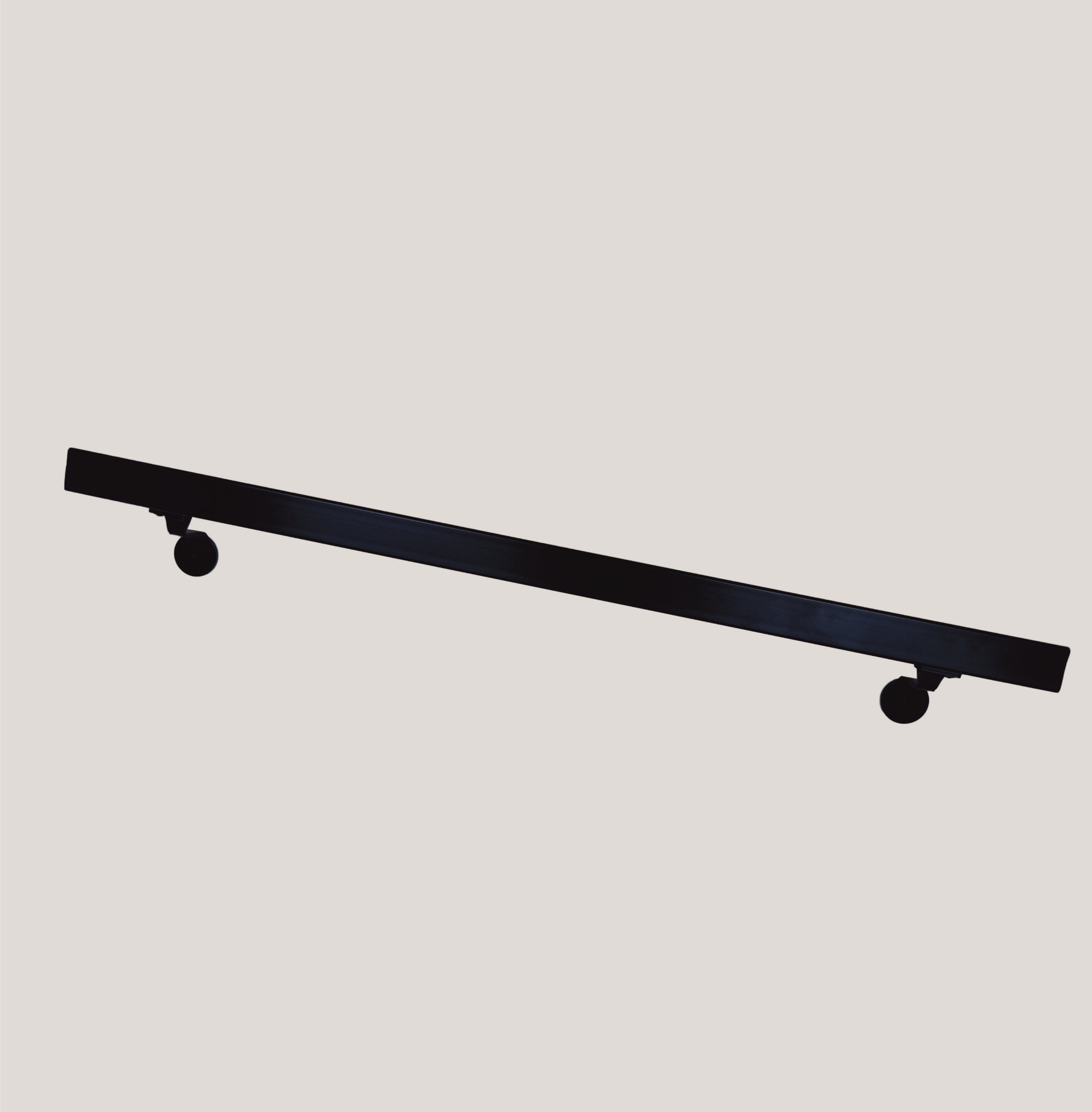 1,18" square wall mount railing, safety bars, stair hand rail