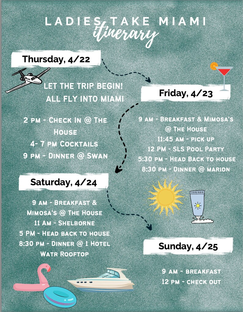 Editable Itinerary Template Complete Travel Planner Printable Planner