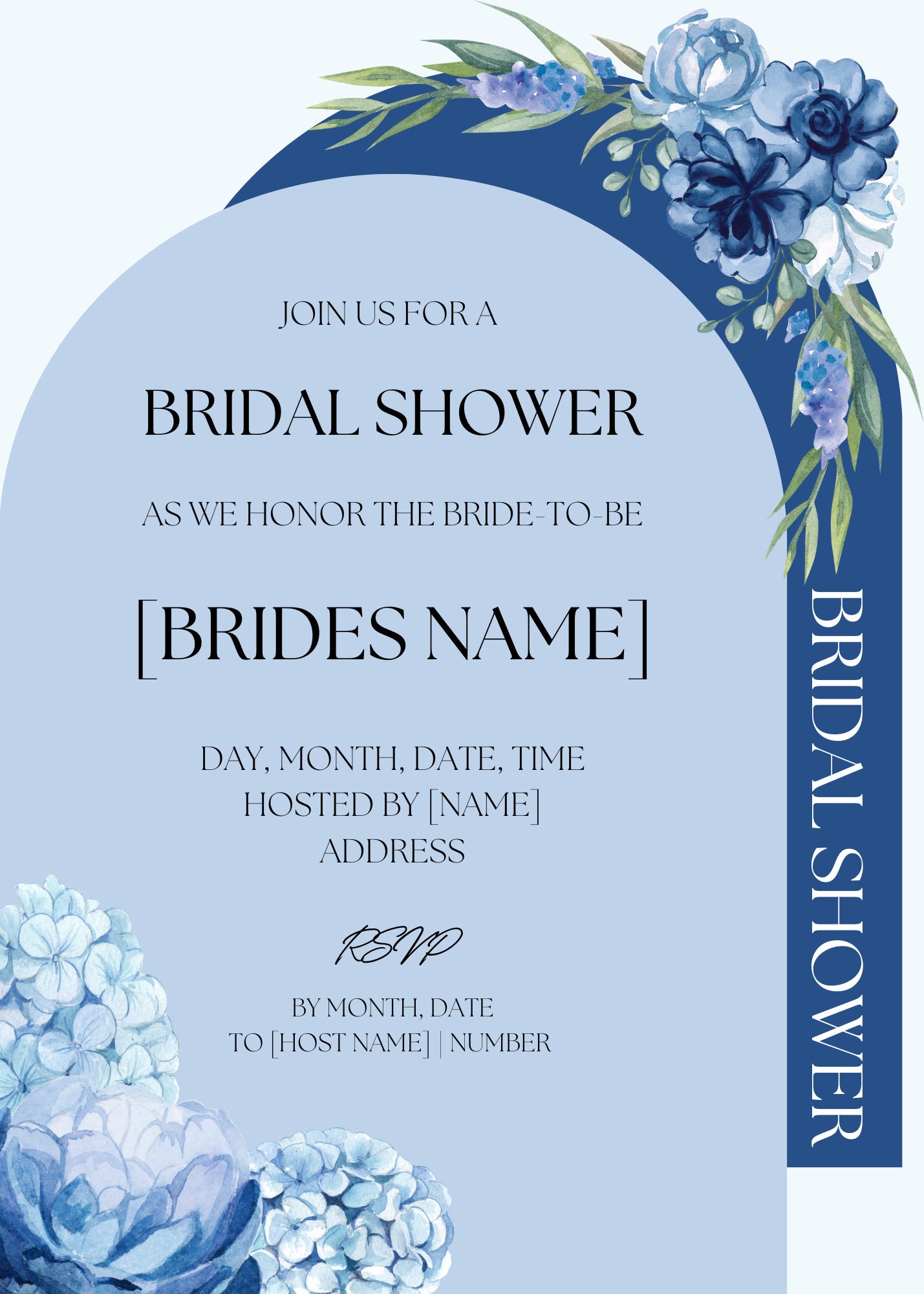 Elegant Bridal Shower Invitation for the Perfect Bridetobe