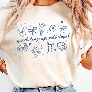 Speech Therapy Shirt SLP Shirt Gift for Speech Language Therapist Tshirt for Speech Language Pathologist Shirts for SLP Gifts Speech Shirt