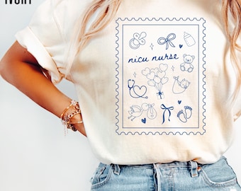 Nicu Nurse Shirt for Neonatal Intensive Care Unit tshirt for Nicu Nurse Registered Baby Nurse Shirts for Nicu Nurses Gift for Nicu Nurse Tee