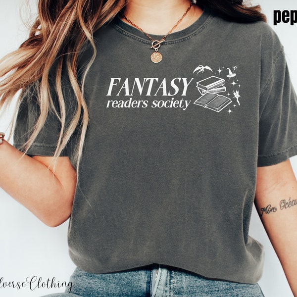Fantasy Reader Shirt, Magical Reader Shirt, Romance Bookish Gift, Gift for Bookworm, Bookish Shirt for Her, Vintage Book Shirt, Magic Castle