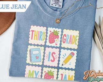 Teacher Shirt, Third Grade Teacher Shirt, New Teacher Gift, Teacher Appreciation Gift, Teacher Thank You Gift, Teacher Accessories
