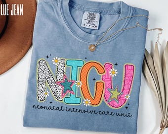 Nicu Nurse Shirt for Neonatal Intensive Care Unit tshirt for Nicu Nurse Registered Baby Nurse Shirts for Nicu Nurses Gift for Nicu Nurse Tee