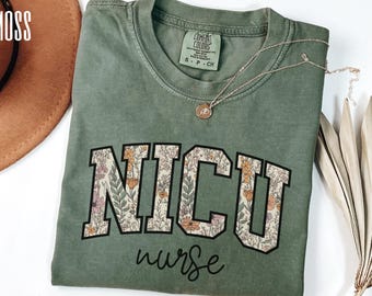 Nicu Nurse Shirt for Neonatal Intensive Care Unit tshirt for Nicu Nurse Registered Baby Nurse Shirts for Nicu Nurses Gift for Nicu Nurse Tee
