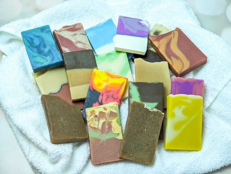 Handmade Soap Sample Bag, Sample Soap Pack, Trial Size Soap, Zero Waste, Eco Friendly, Vegan Soap, Artisan Soap, Gift Soap image 5