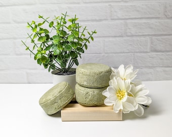 Handmade Spirulina Shampoo Bar: Zero Waste, Plastic Free Hair Cleanser