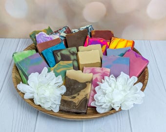 Handmade Vegan Soap Sample Pack: Artisan Scented Soaps, Zero Waste