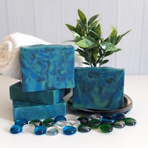 Hidden Waters Handmade Bar Soap, Men's Soap, Zero Waste, Eco Friendly, Vegan Soap, Artisan Soap, Cold Process Soap, Body Bar, Gift Soap
