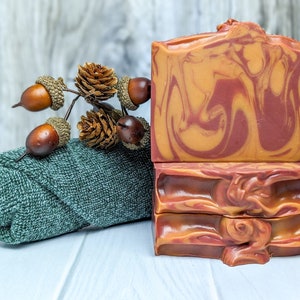 Boozy Apple Cider Scented Handmade Vegan Bar Soap