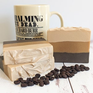 Handgemachte Kaffeeseife: Vegane Artisan Kaltprozess Bar