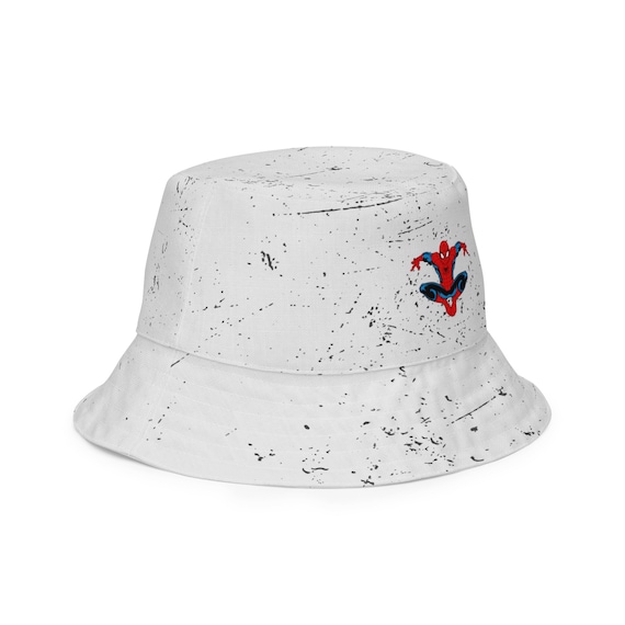 Reversible Hat Spiderman Sun Hat Reversible Spider-Man Bucket Hat