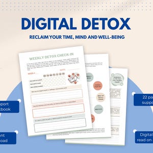 Manual de desintoxicación digital: Guía de 28 días para superar los límites tecnológicos (Descarga digital en PDF)