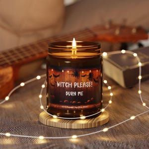 Halloween Kerze, witzige Halloweenkerze, Geisterkerze, Duftkerze, Hexenkerze, Geschenk für Sie, Halloween Dekor