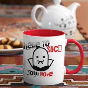 Valentine's Day Accent Mug, Gift for Wife, Boyfriend Girlfriend Valentines Day Gift for Him, Gift for Her, Funny Gift for Him, Coffee Lover
