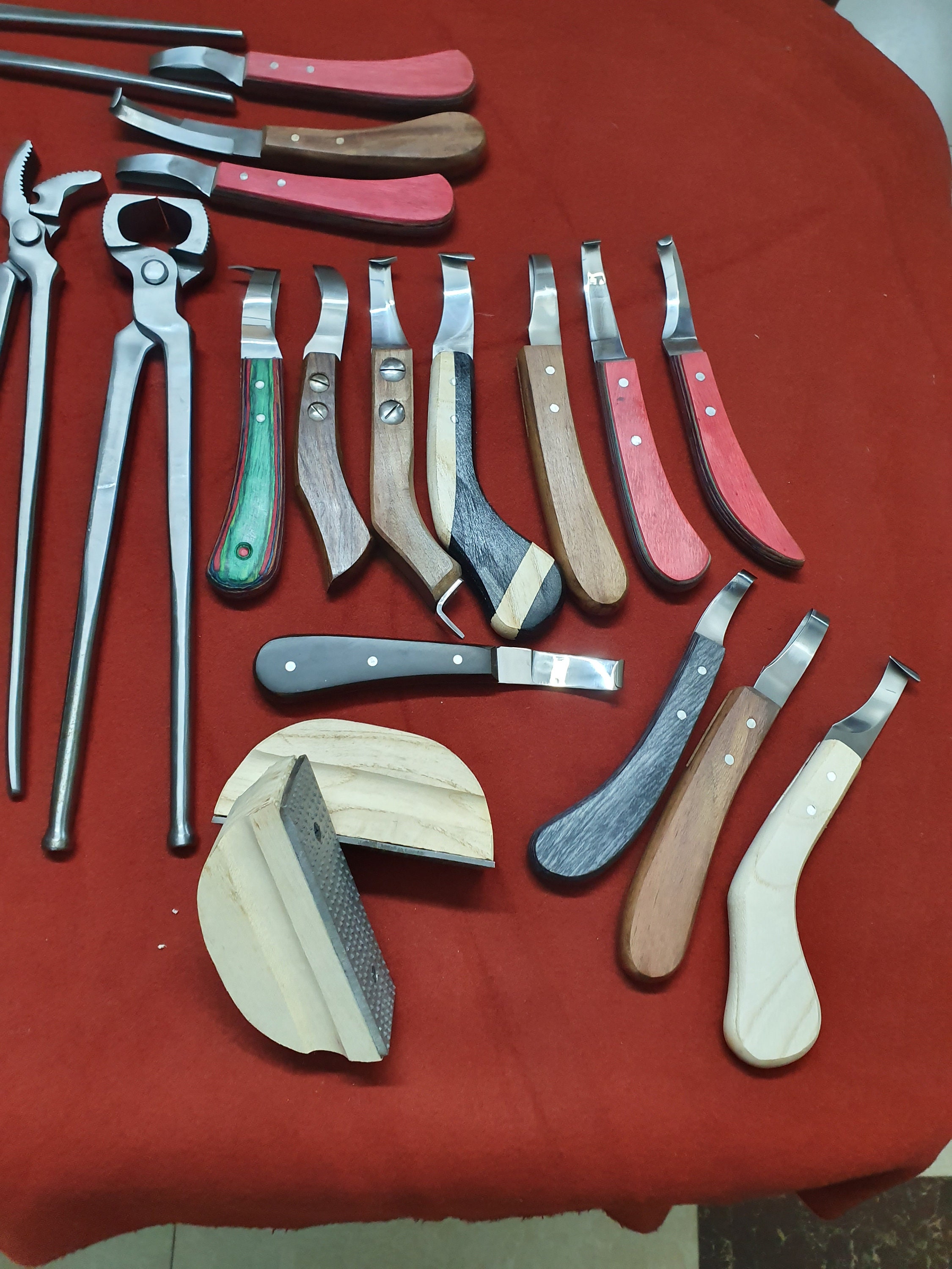 Farrier Tools Kit Hoof Nipper Clincher Hoof Tester Nail Puller Etsy