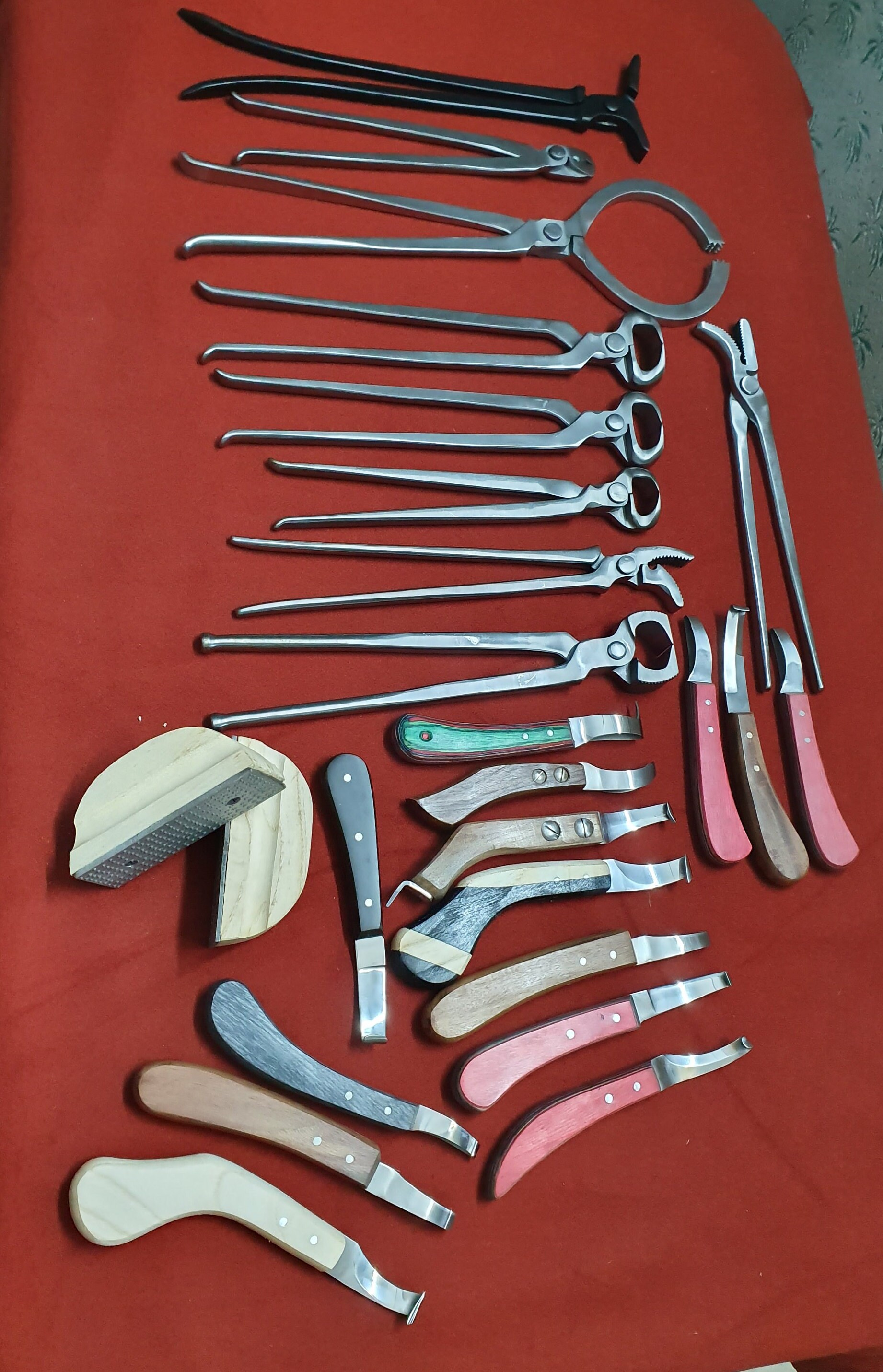 Farrier Tools Kit Hoof Nipper Clincher Hoof Tester Nail Puller Etsy