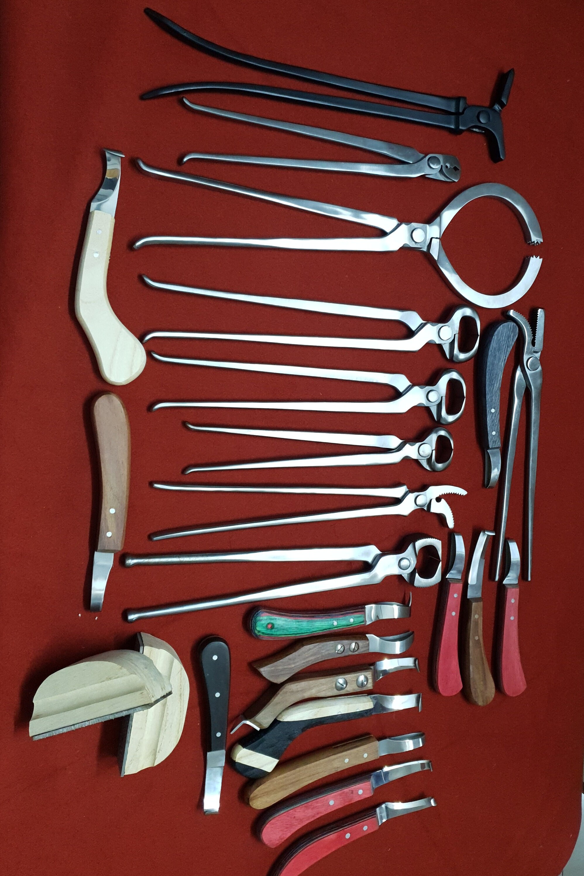 Farrier Tools Kit Hoof Nipper Clincher Hoof Tester Nail Puller Etsy