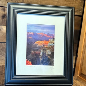 Signed Original Dryography Print By SOA &quot;Sunset&quot; The Grand Canyon