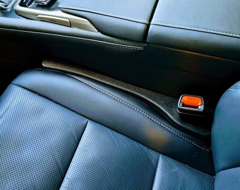 Car Seat Gap Filler: Durable Front Seat Organizer - 2 Pack