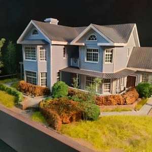 Ultra detailed realistic handmade scaled house model | Scaled House Replica | House Miniature (Showcase only, please see descriptions first)