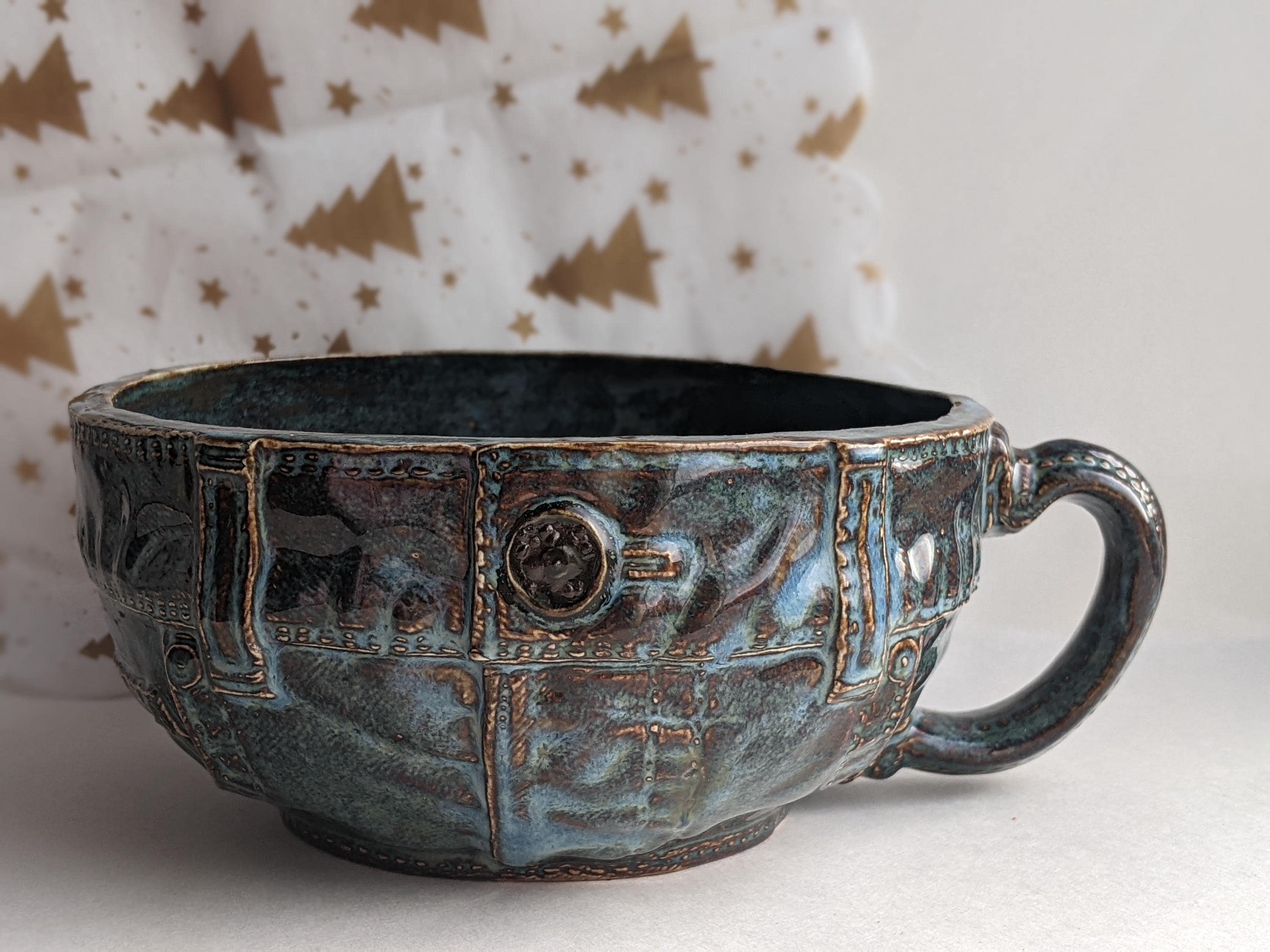 Mug 24 Oz Ceramic Handmade - Etsy Sweden