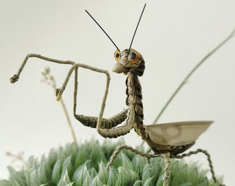 Environmental friendly,Fun mantis,Knickknacks,handicrafts,gift for kids,desktop ornament, desktop decoration,furnishings