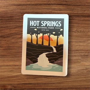 Hot Springs National Park Vinyl Sticker