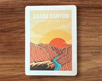 Grand Canyon Nationalpark Vinyl Aufkleber