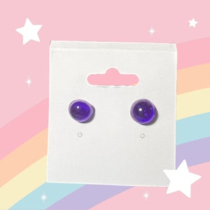 Purple Stud Earrings