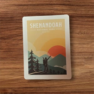 Shenandoah National Park Vinyl Sticker